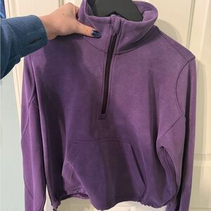 lululemon softstreme half zip sweatshirt